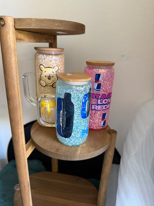 Handled Glass Snow Globes