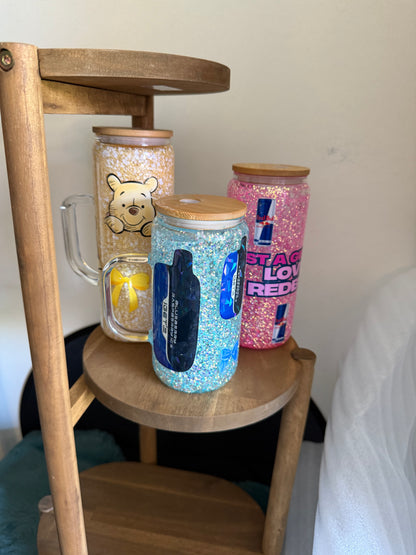 Handled Glass Snow Globes