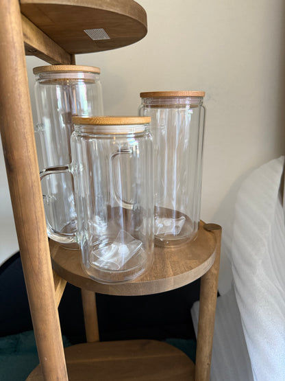 Handled Glass Snow Globes